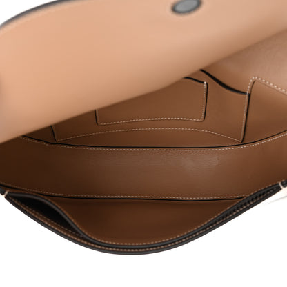 Burberry Calfskin Check Small Olympia Shoulder Bag Camel 5 of 9