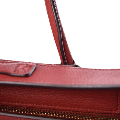 Celine Baby Grained Calfskin Nano Luggage Red 18 of 18
