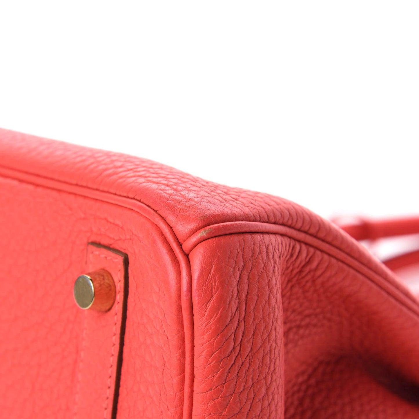 Togo Birkin 30 Rouge Pivoine