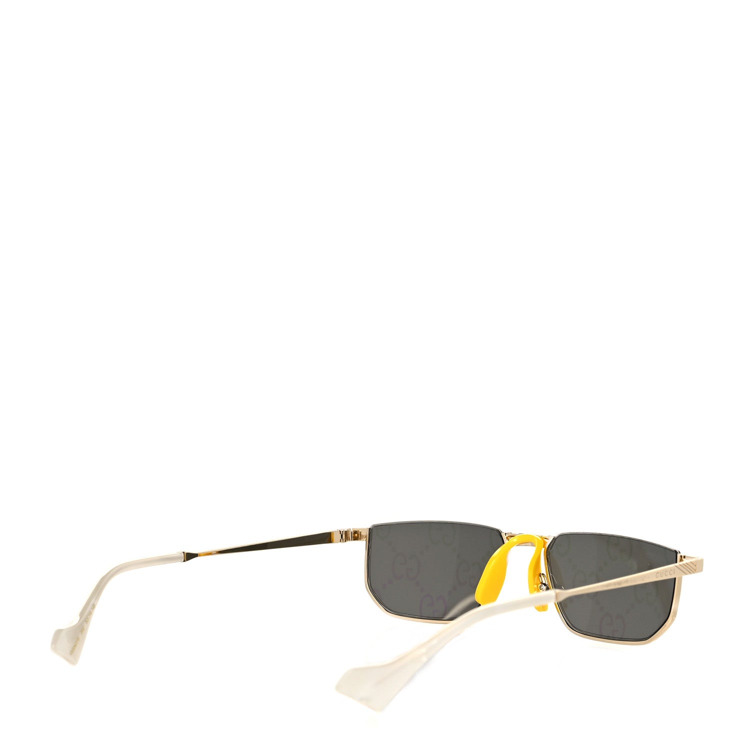 Gucci Metal Logo Sunglasses GG0627S Gold 4 of 8