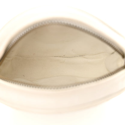 Chanel Lambskin Quilted Round Tassel Crossbody Bag White 5 of 22