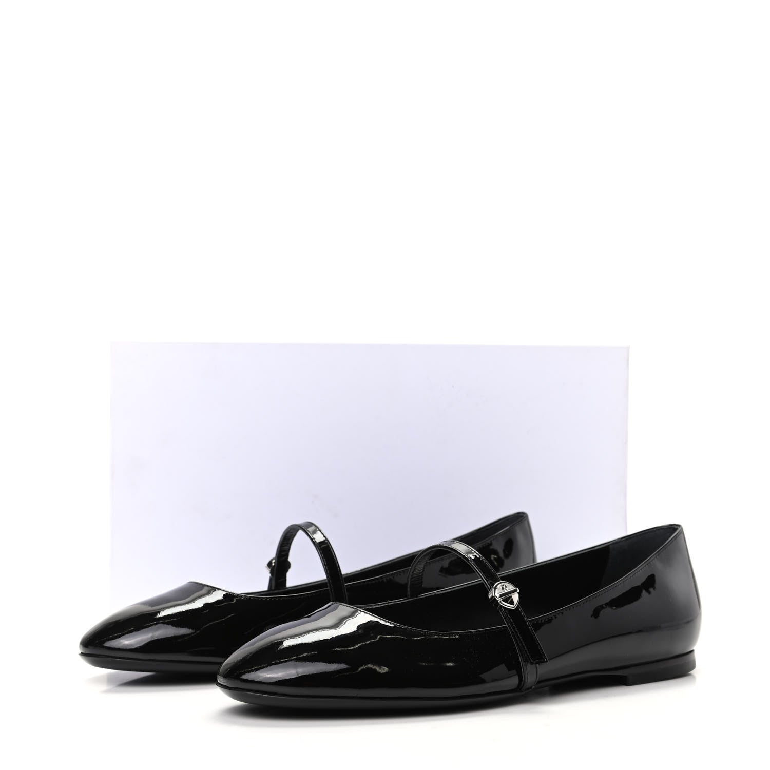 Louis Vuitton Patent Uniformes Ballet Flats 37 Black 8 of 8