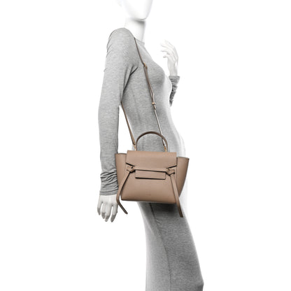 Celine Grained Calfskin Nano Belt Bag Light Taupe 2 of 11