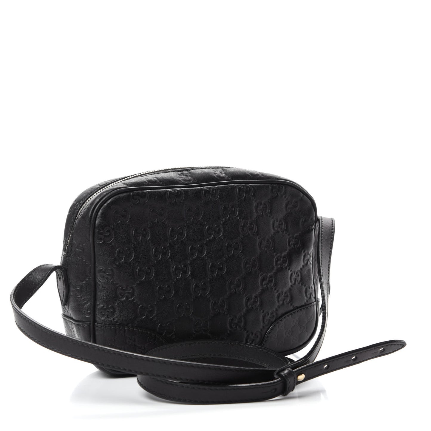 Guccissima Mini Bree Messenger Bag Black
