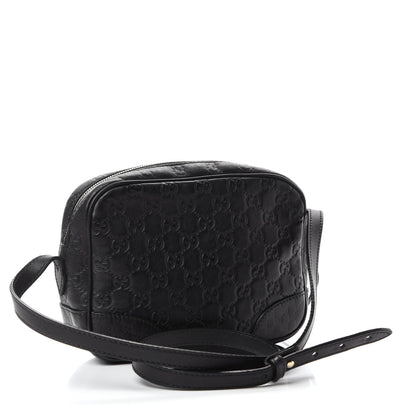 Gucci Guccissima Mini Bree Messenger Bag Black 3 of 11