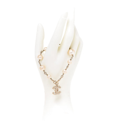 Chanel Pearl CC Bracelet Gold 2 of 6