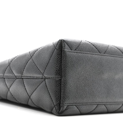 Chanel Caviar Diamond Flap Shoulder Bag Black 11 of 16