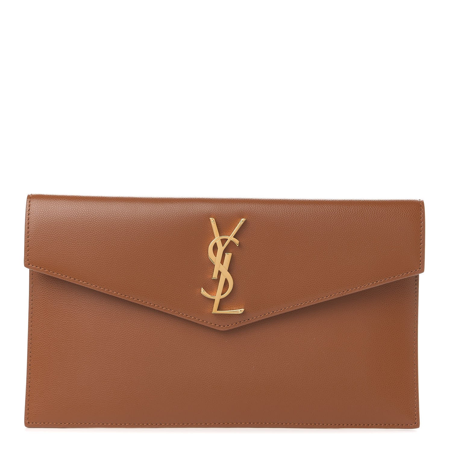 Saint Laurent Grain De Poudre Uptown Pouch Brick 1 of 8