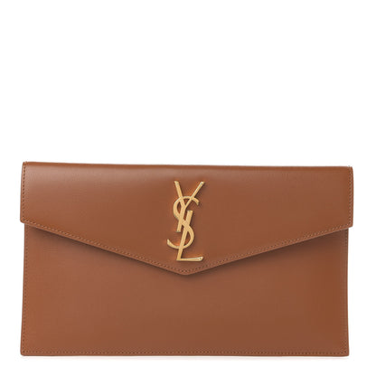 Saint Laurent Grain De Poudre Uptown Pouch Brick 1 of 8