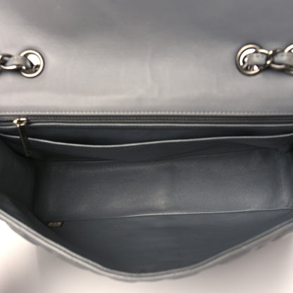 Chanel Lambskin Quilted Jumbo Single Flap Grey 5 of 11