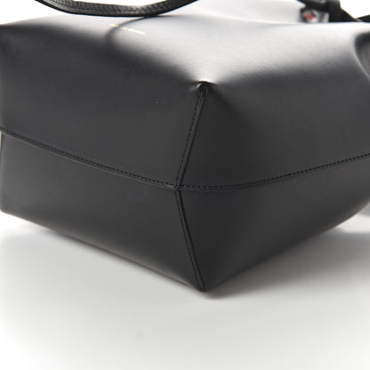 Mansur Gavriel Calfskin Mini Bucket Bag Black Flamma 7 of 9