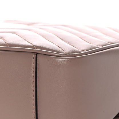 Gucci Calfskin Matelasse Small GG Marmont Shoulder Bag Porcelain Rose 13 of 15