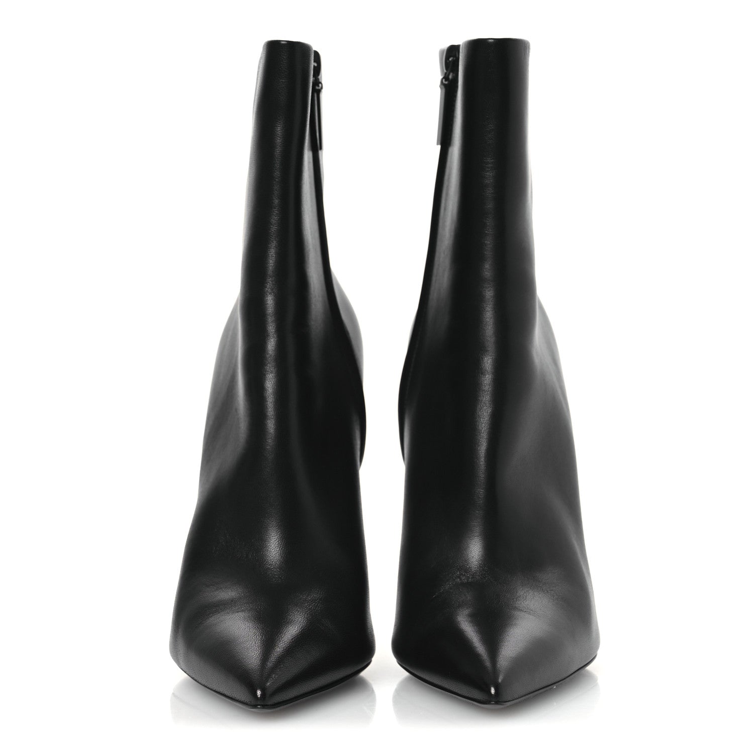 Saint Laurent Calfskin Opyum Ankle Boots 41 Black 3 of 11