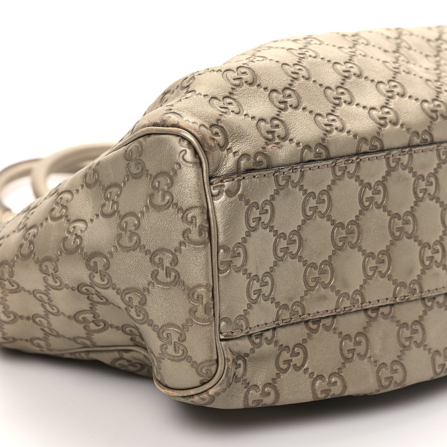 Guccissima Medium Sukey Tote Champagne