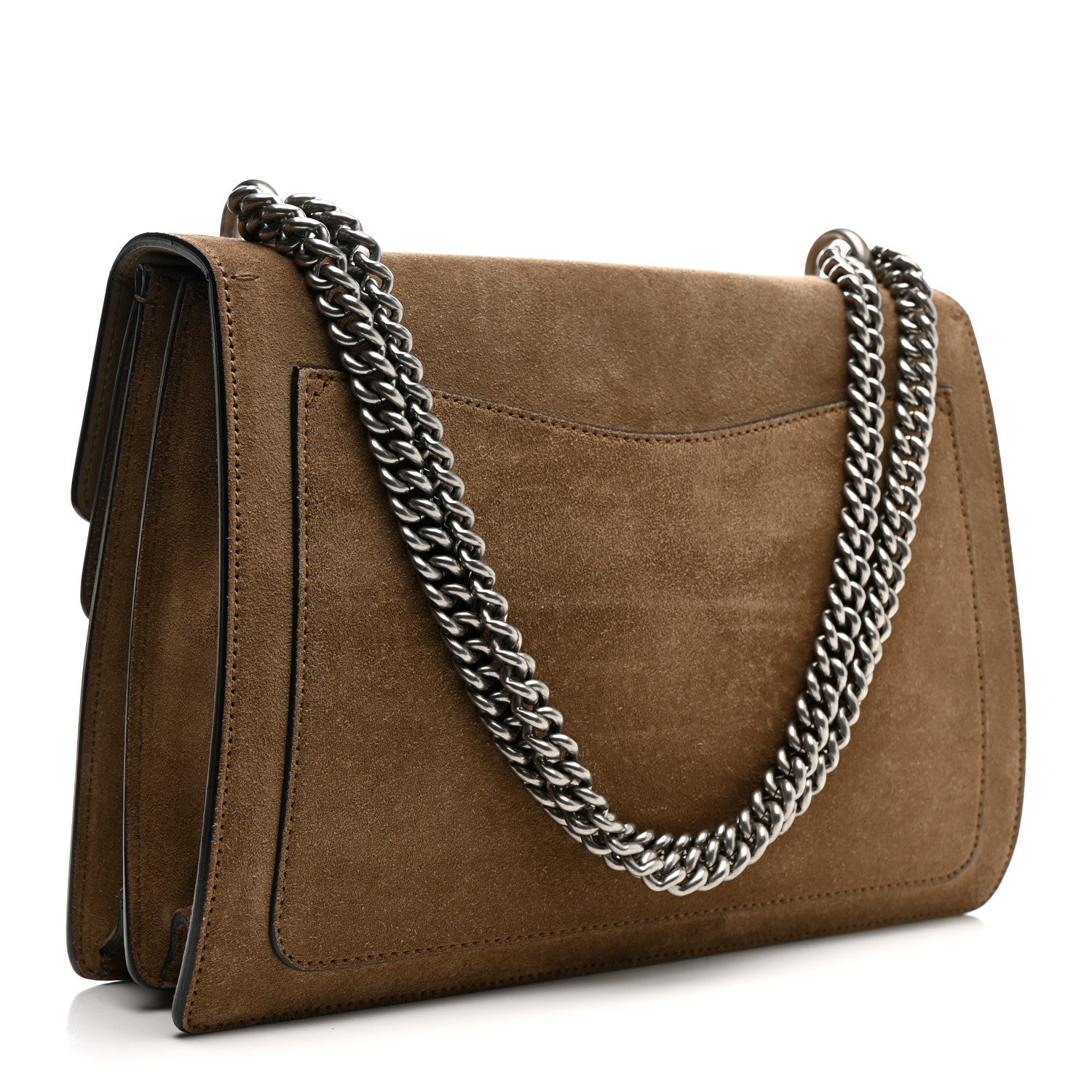 Gucci Suede Medium Dionysus Shoulder Bag Taupe 3 of 14