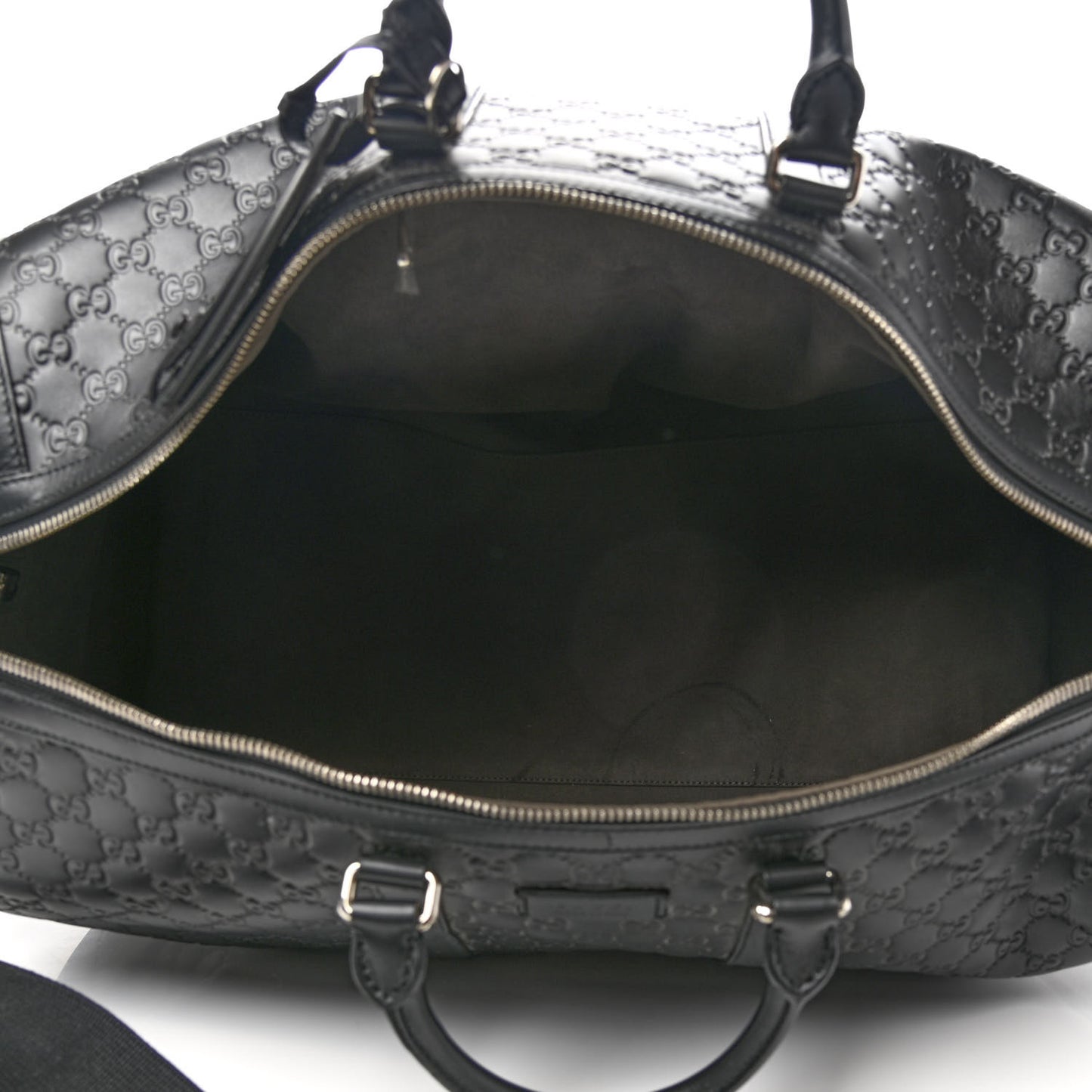 Guccissima Signature Large Duffle Black