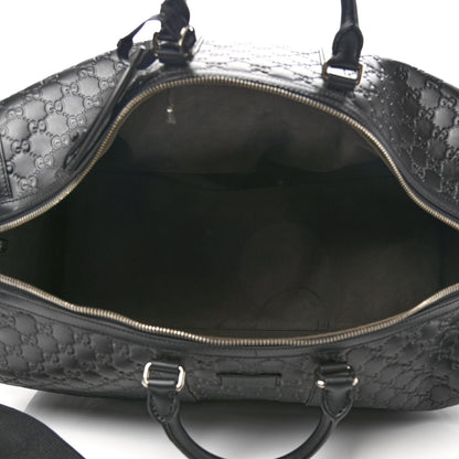Gucci Guccissima Signature Large Duffle Black 5 of 17