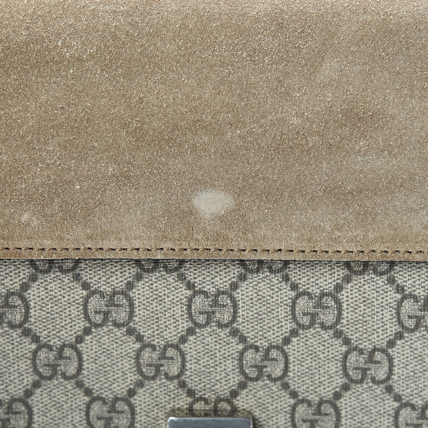 GG Supreme Monogram Small Dionysus Shoulder Bag Taupe