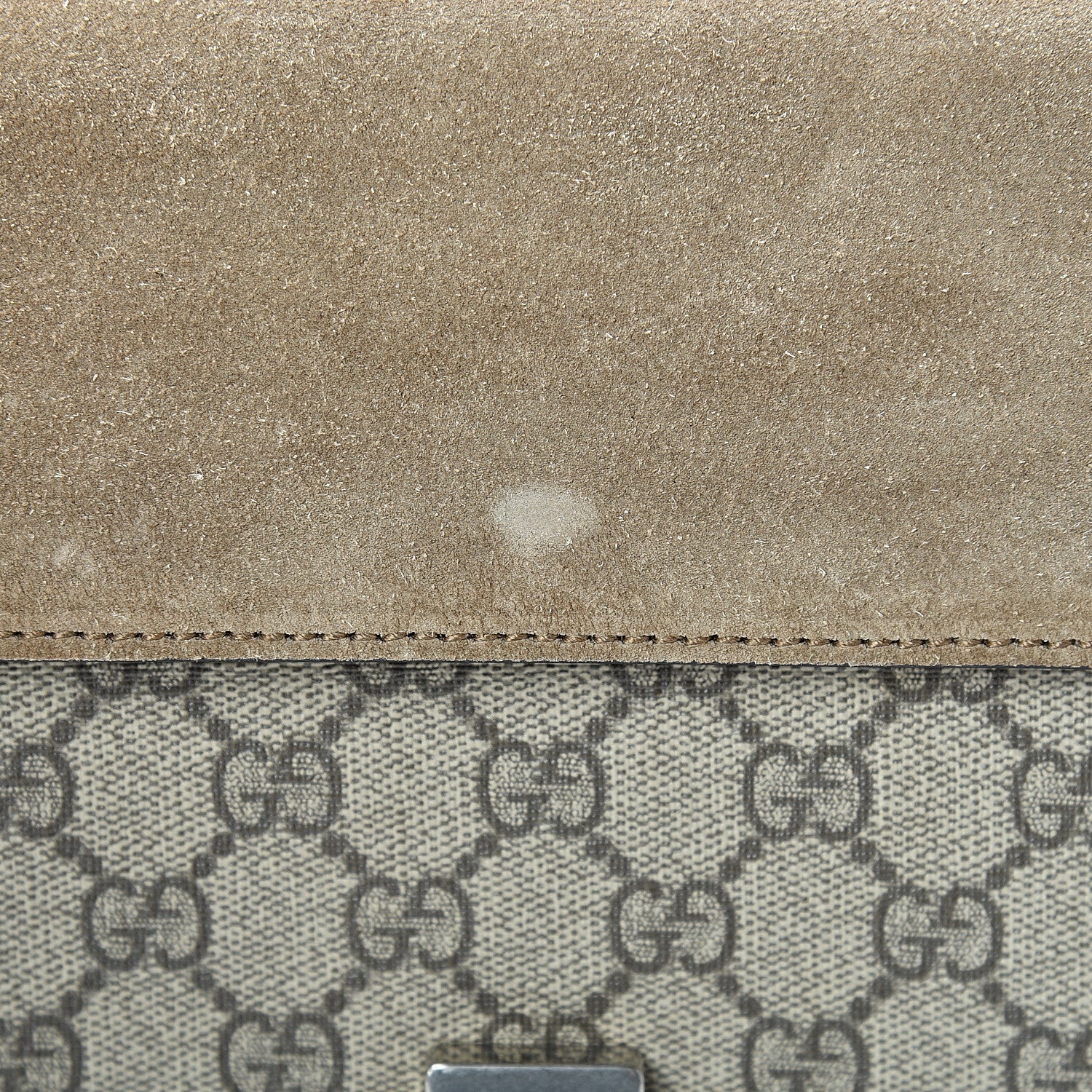 Gucci GG Supreme Monogram Small Dionysus Shoulder Bag Taupe 13 of 16