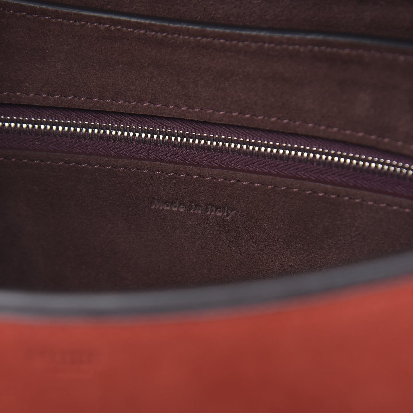 Smooth Calfskin Suede Diamond Shoulder Bag Red