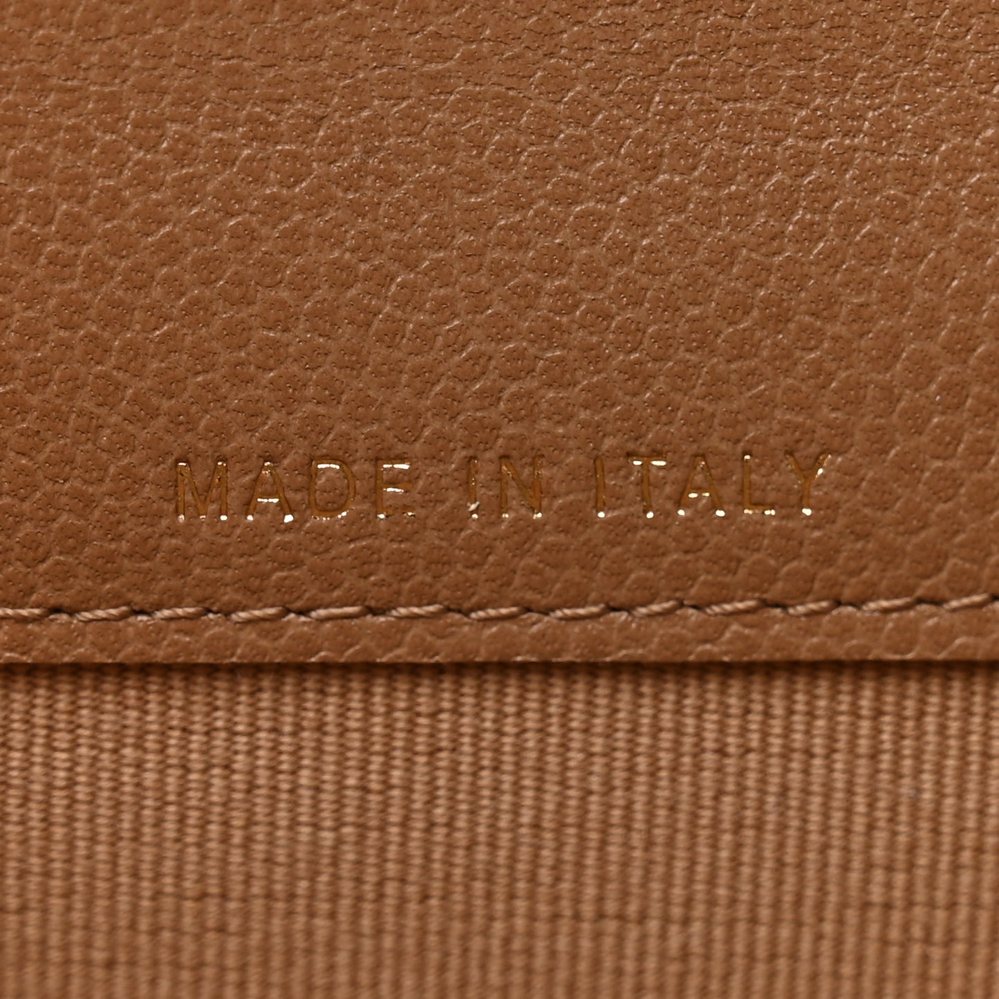 Caviar Chevron Quilted Boy Flap Card Holder Dark Beige