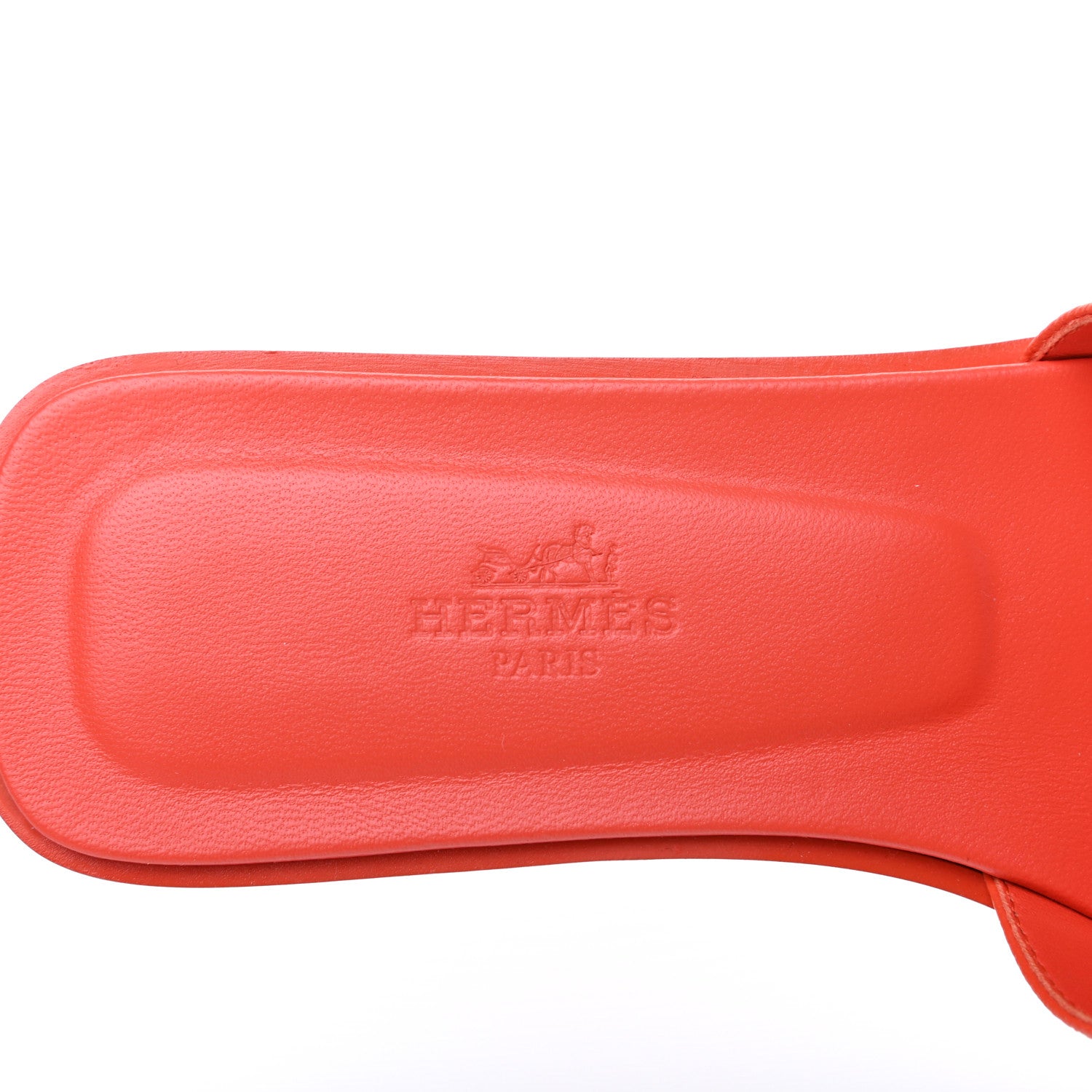 Hermes Epsom Oran Sandals 37 Orange Poppy 7 of 9