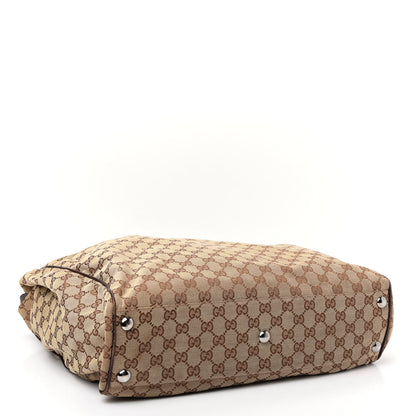 Gucci Monogram Large Tote Dark Brown 4 of 12