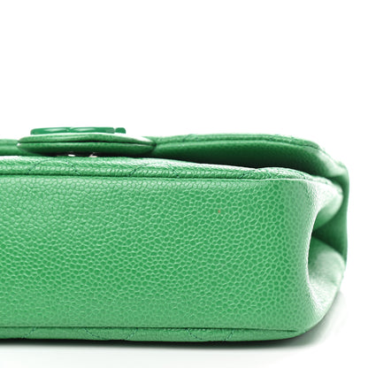 Chanel Caviar Quilted Mini Incognito Square Flap Green 8 of 9