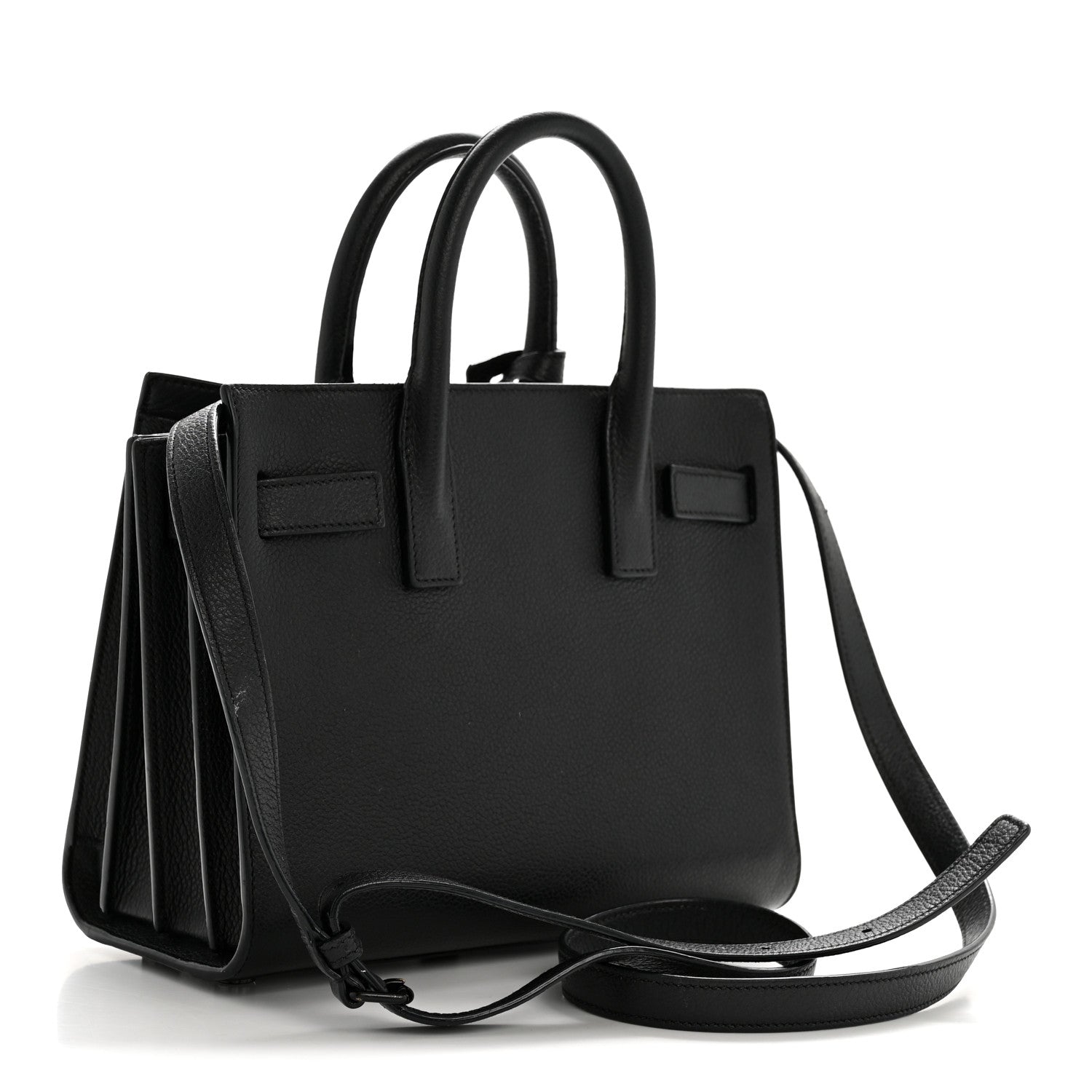 Saint Laurent Calfskin Nano Sac De Jour Black 3 of 16