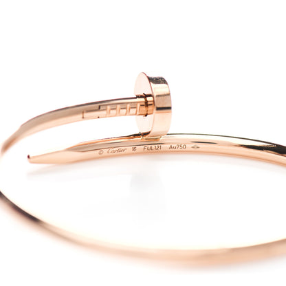 Cartier 18K Pink Gold Juste Un Clou Bracelet 16 3 of 4