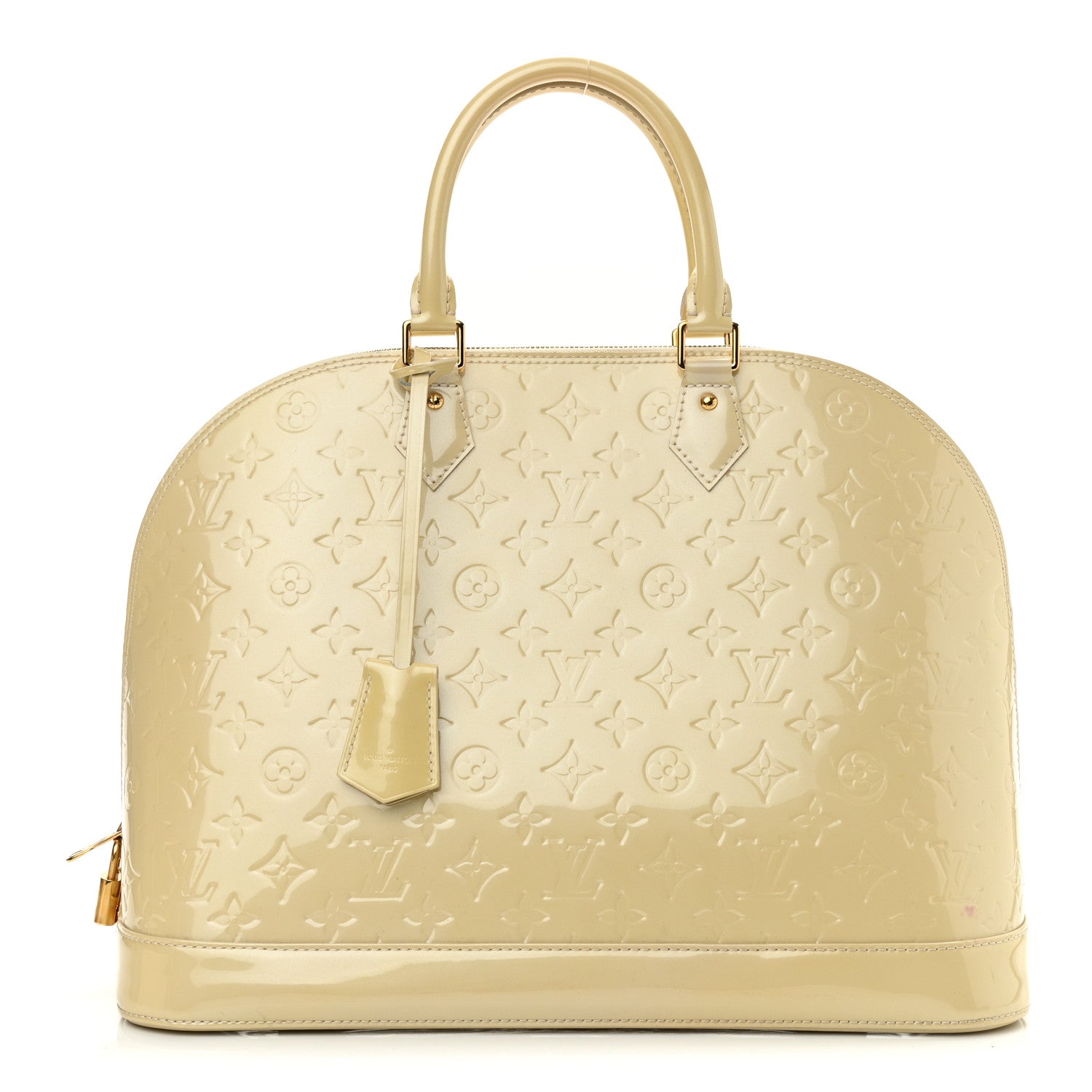 Louis Vuitton Vernis Alma GM Blanc Corail 1 of 13
