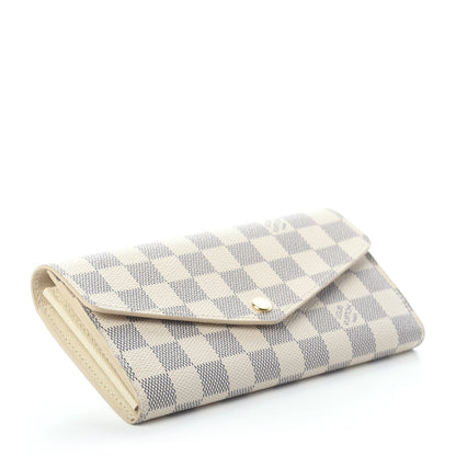 Louis Vuitton Damier Azur Sarah Wallet NM 3 of 5