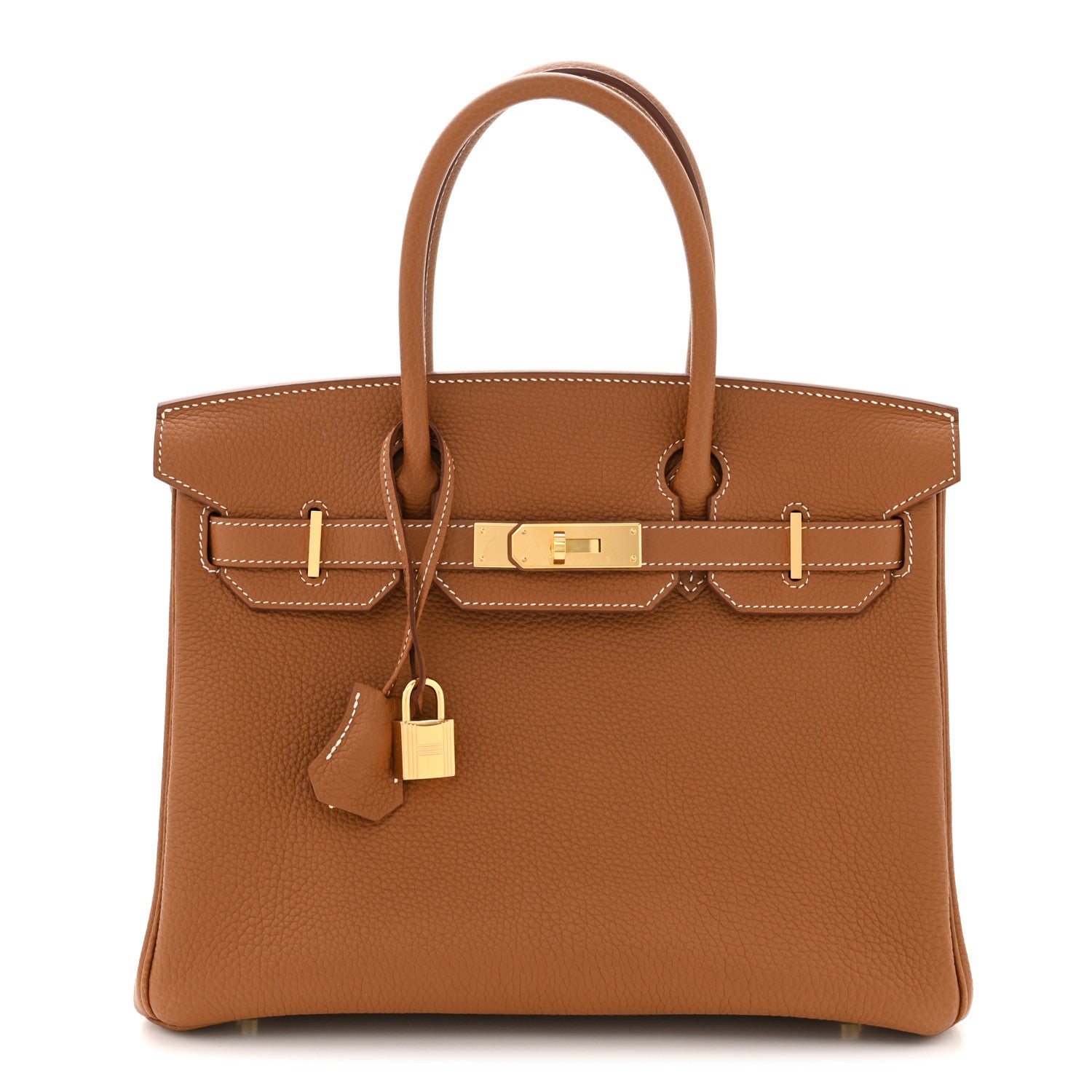 Hermes Togo BIRKIN 30 Gold 1 of 11