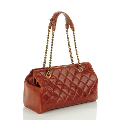 Chanel Calfskin Quilted Small Perfect Edge Tote Camel 3 of 8