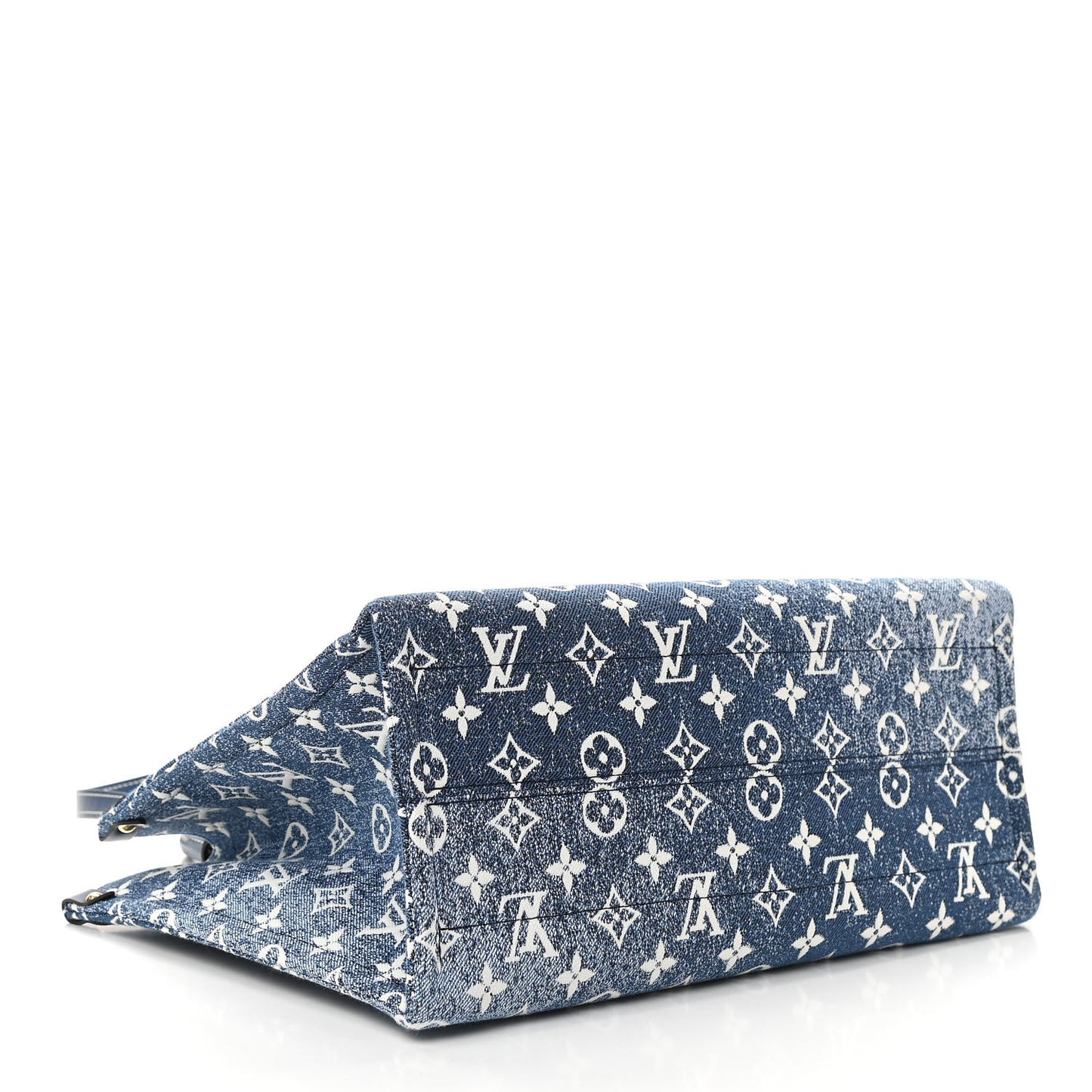 Monogram Jacquard Denim Onthego MM Bleu