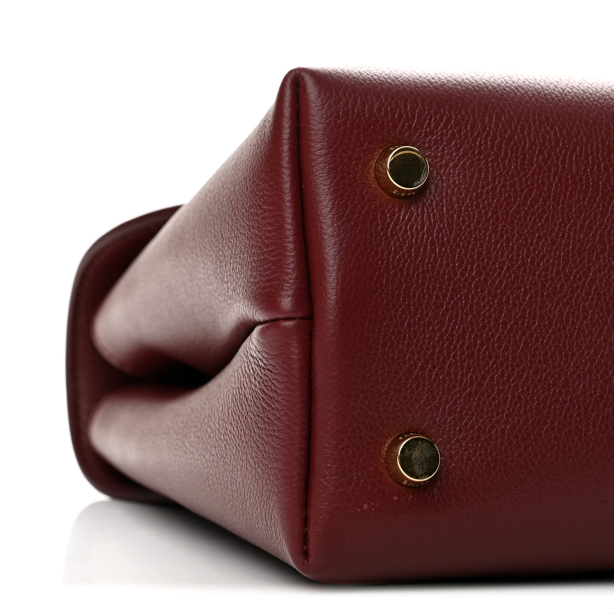 Celine Supple Grained Calfskin Medium Nino Light Burgundy 10 of 13