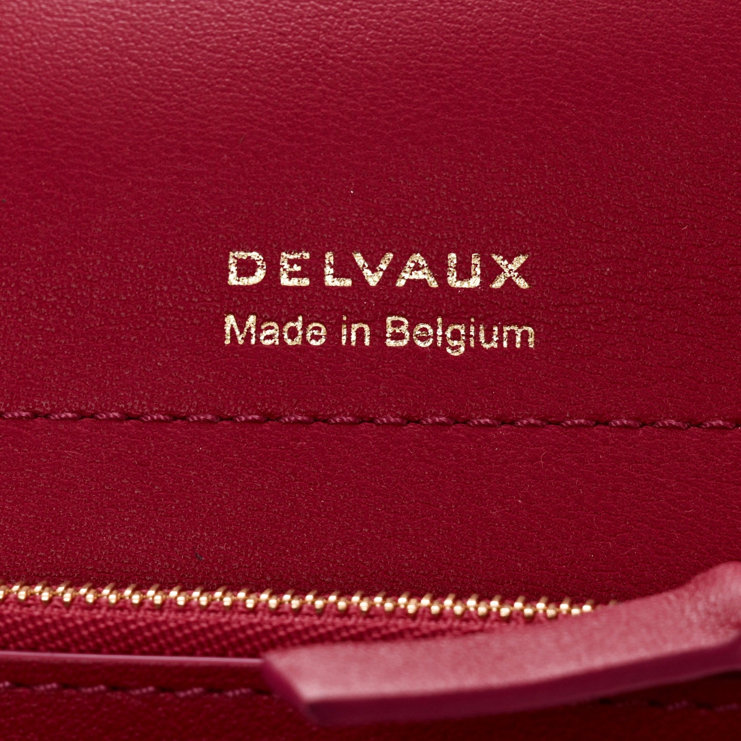 Calfskin Madam Tri-Fold Wallet Framboise