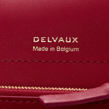 Delvaux Calfskin Madam Tri-Fold Wallet Framboise 6 of 10