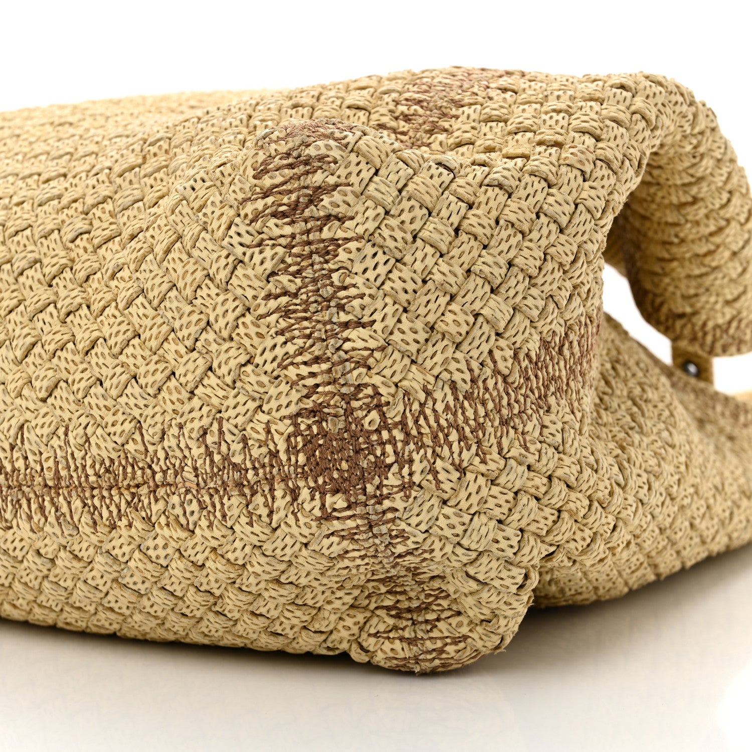 Bottega Veneta Perforated Intrecciato Tote Taupe 10 of 12