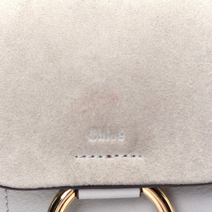 Chloe Suede Calfskin Mini Faye Backpack Airy Grey 16 of 20