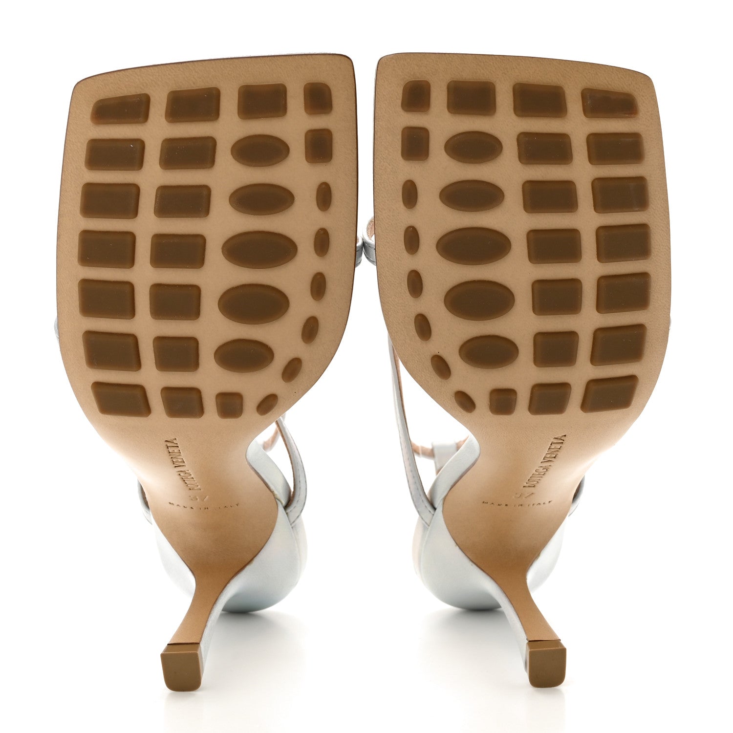 Bottega Veneta Laser Nappa Stretch Multi Strap 90mm Sandals 37 Moon Drop 5 of 11