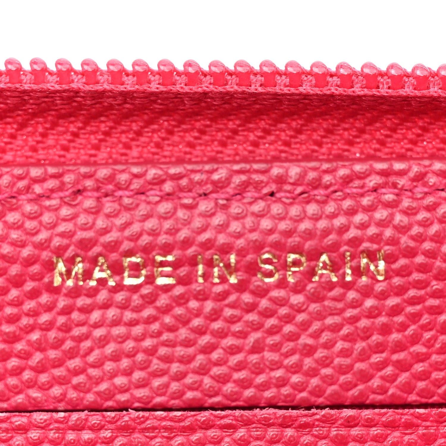 Chanel Caviar Quilted Small Boy Zip Around Wallet Fuchsia 9 of 14