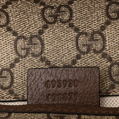 Gucci GG Supreme Monogram Neo Vintage Web Belt Bag Brown 7 of 12