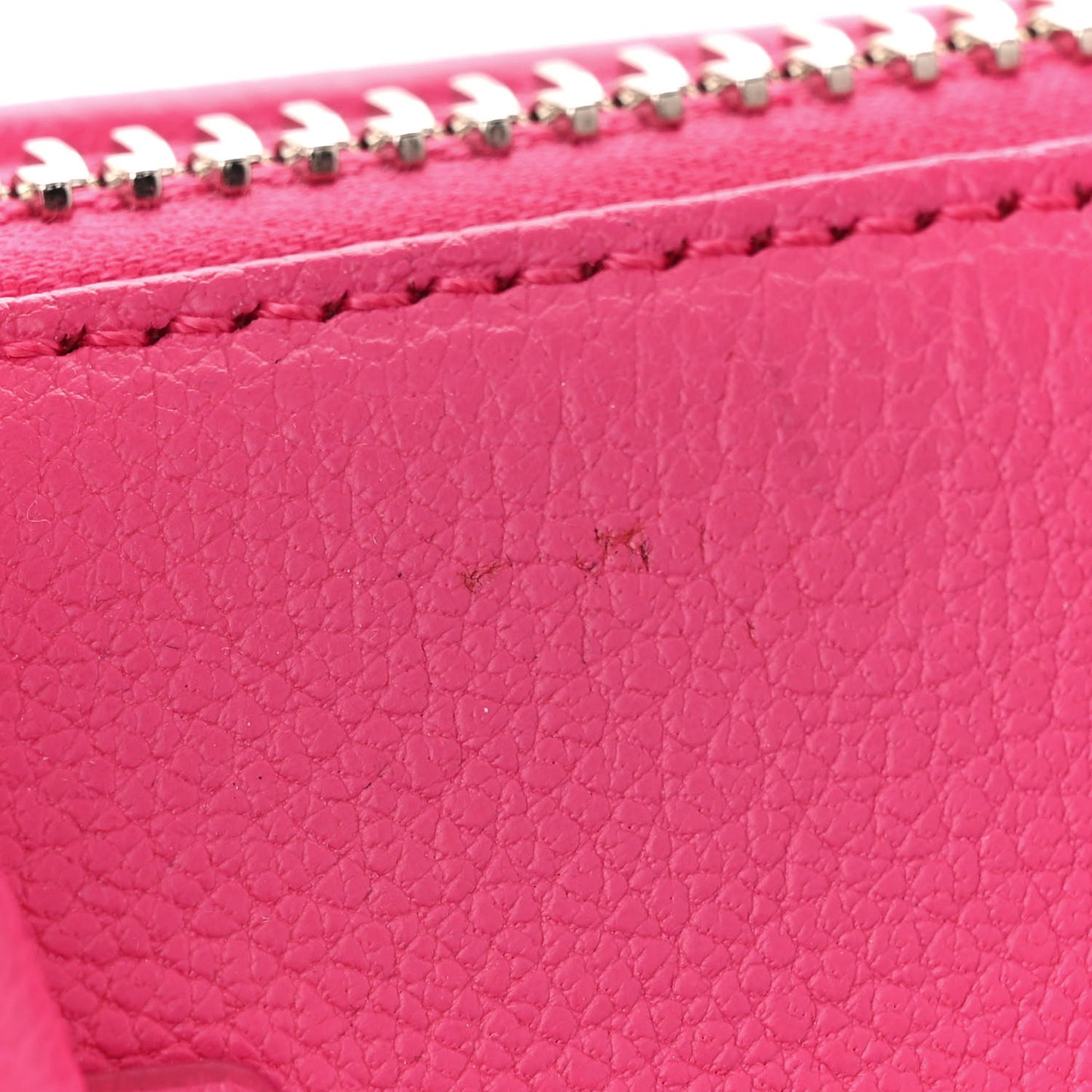Sugar Goatskin Mini Antigona Neon Pink