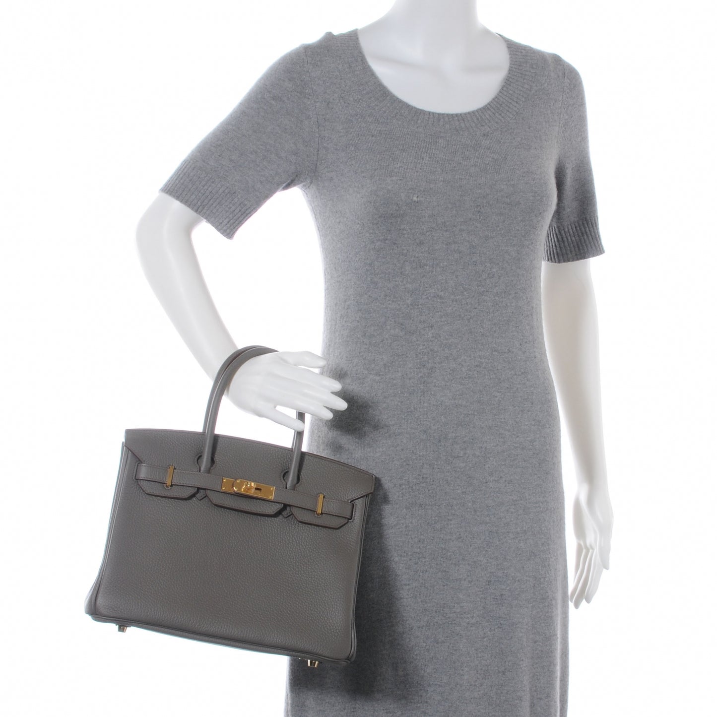 Taurillon Clemence Birkin 30 Etain