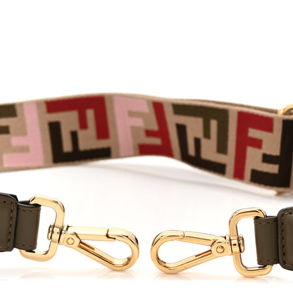 Fendi Canvas Calfskin FF 1974 Adjustable Strap You Multicolor 5 of 6