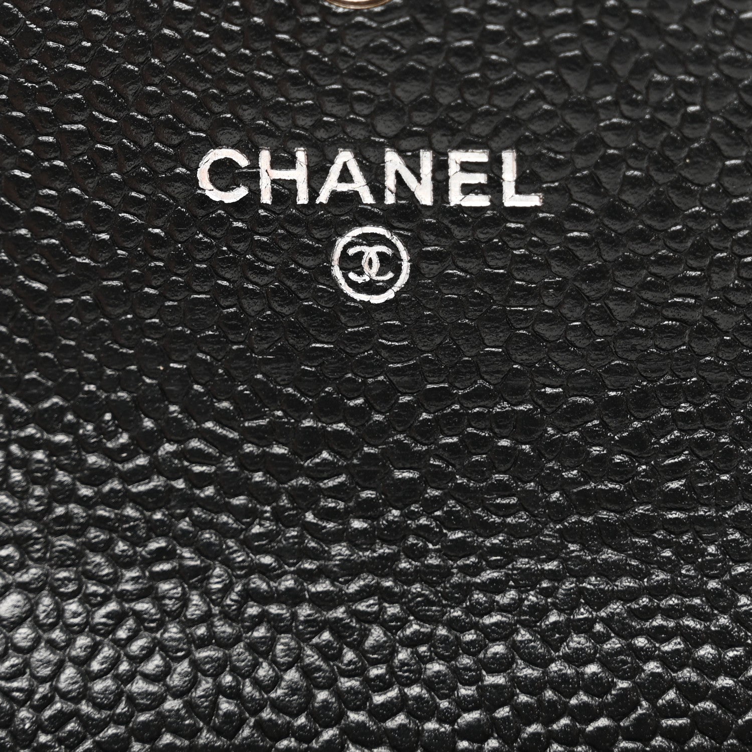 Chanel Caviar Quilted Flap Card Holder Wallet Black 7 of 8