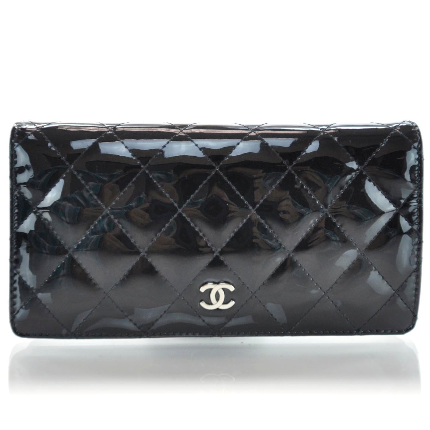 Patent Yen Wallet Black