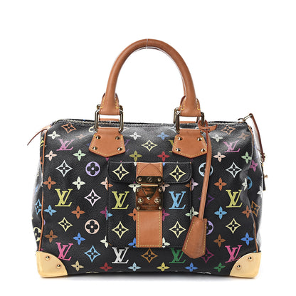 Louis Vuitton Monogram Multicolor Speedy 30 Black 1 of 7