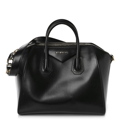 Givenchy Shiny Lord Calfskin Medium Antigona Black 1 of 14
